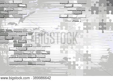 Shiny Grunge White Background - Illustration, 
Abstract Mosaic Vector