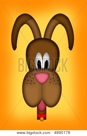 Hund huvud Illustration