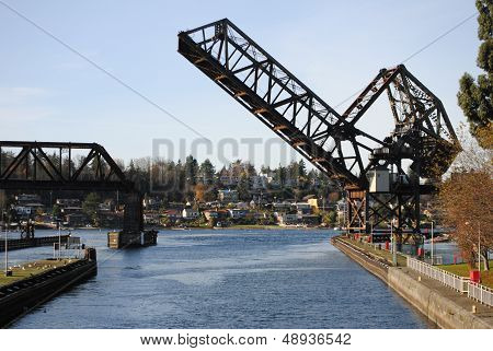 Ballard Locks Drawbridge