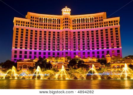Las Vegas w nocy