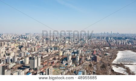 airview panorama of Beijing