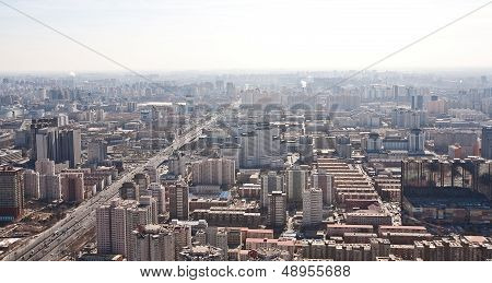 airview panorama of Beijing