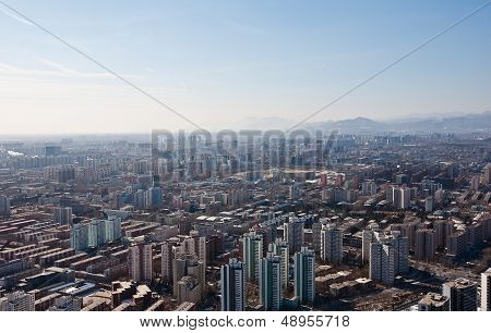 airview panorama of Beijing