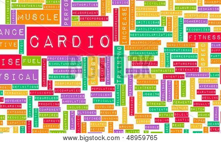 Entraînement cardio ou haute intensité Fitness Concept