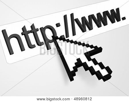 Surfing The Web Concept