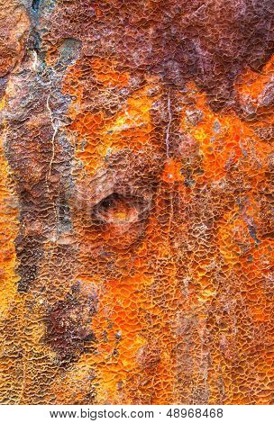 Old rusty metal background