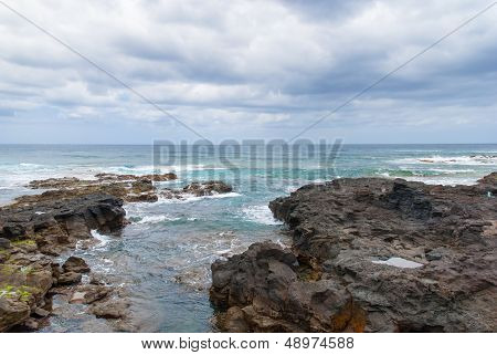 Coast of punta del Hidalgo. Tenerife. Spain