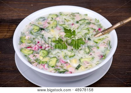 Vegetable Soup ( Okroshka )