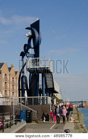 Port stronie pieszych, Poole, Dorset