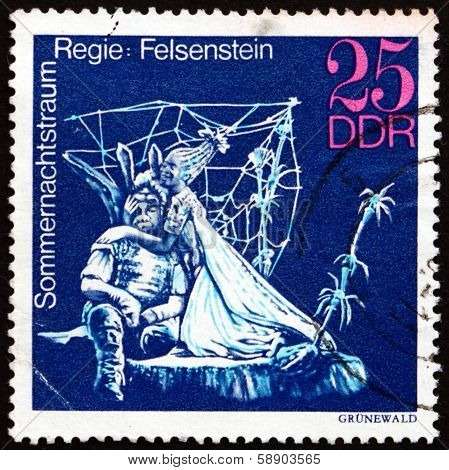 Postage Stamp Gdr 1973 Midsummer Marriage, Performance