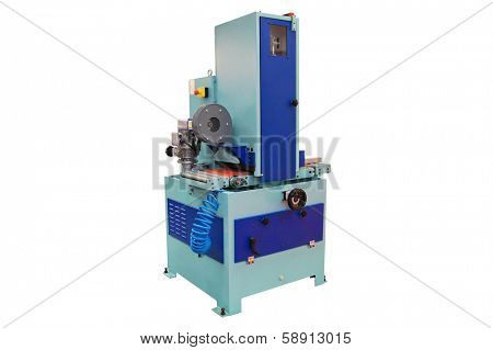 The image of a lathe