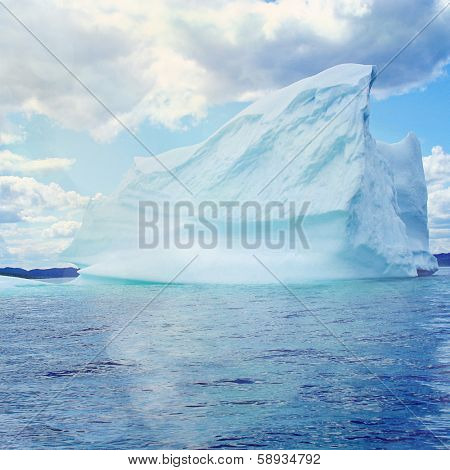 Iceberg in Atlantic Ocean off Newfoundland 