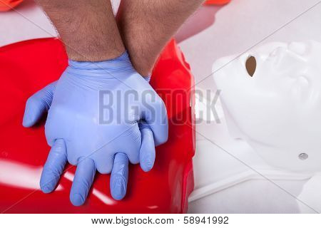 Heart Massage Closeup