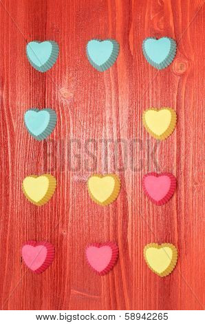 Valentine's Day Silicone Molds For Baking Heart-shaped