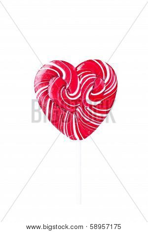 Lollipop Isolated On White