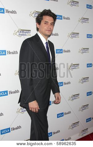 LOS ANGELES - JAN 22:  John Mayer at the UCLA Head and Neck Surgery Luminary Awards at Beverly Wilshire Hotel on January 22, 2014 in Beverly Hills, CA
