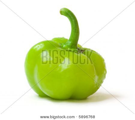 Peperone giallo verde