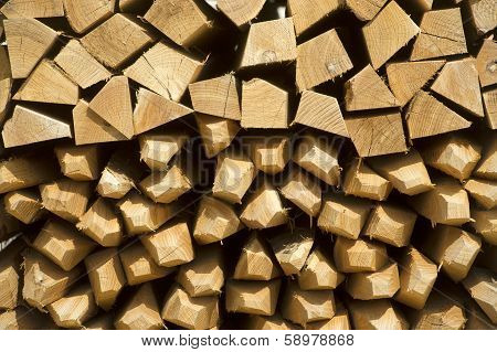 Pile Of Wine Stakes - Wood