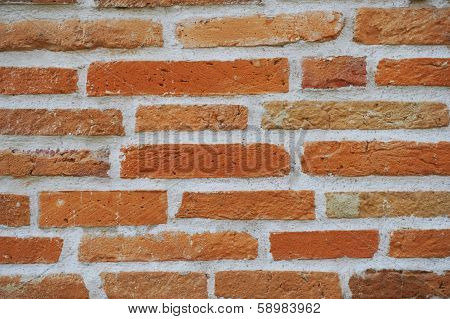 Red Brick Wall Background