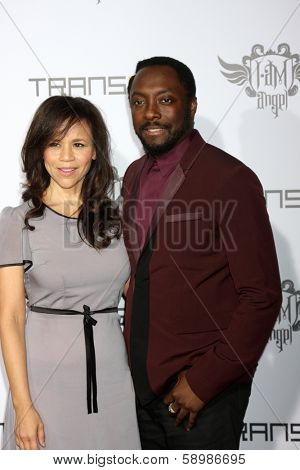 LOS ANGELES - JAN 23:  Rosie Perez, will.i.am at the Annual Trans4m Benefit Concert at Avalon on January 23, 2014 in Los Angeles, CA