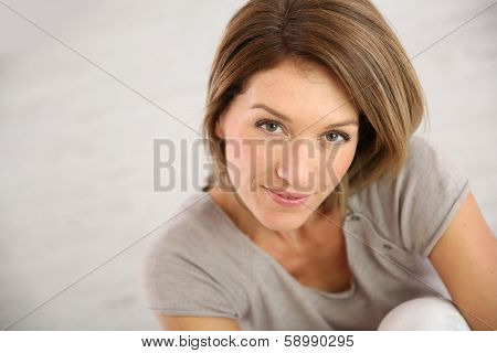 Portrait of smiling middle-aged woman