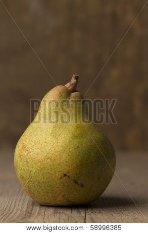 Fruit-pears On Wooden Table