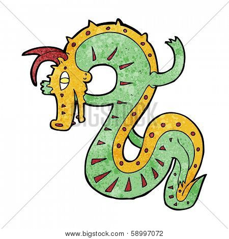 saxon dragon cartoon