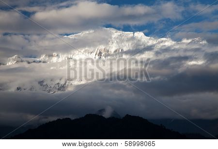 Evening View Of Gurja Himal - Dhaulagiri Himal - Nepal