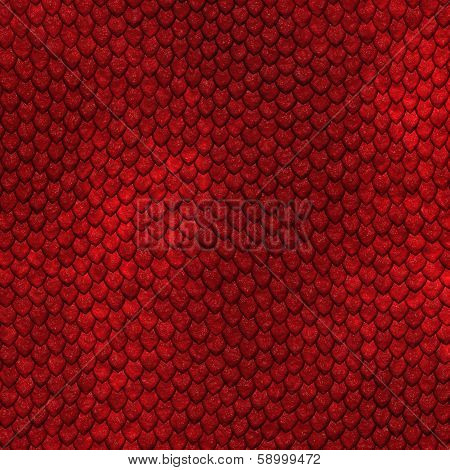 Seamless Dragon Scale Pattern