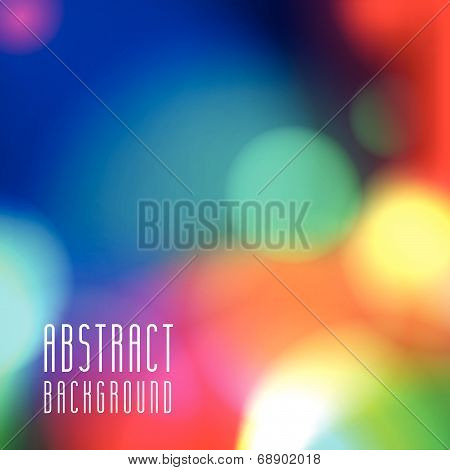 Abstract blurred background