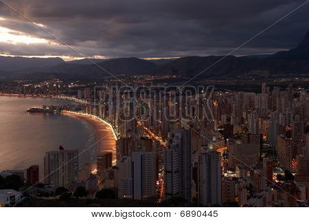 Benidorm สกายไลน์