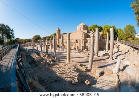 The Panagia Chrysopolitissa Church. Paphos, Cyprus