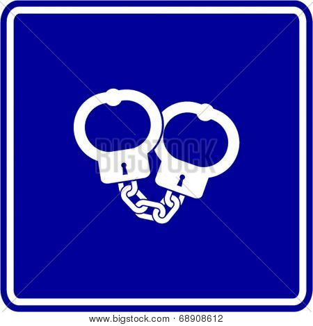 handcuffs sign