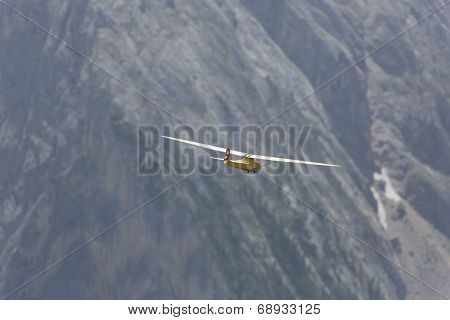 Radio Controlled Model Airplane In Flight