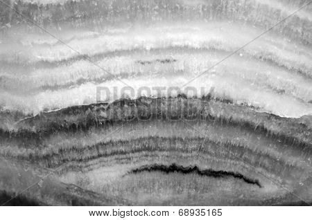 Crystal, An Abstract Black-and-white Background. Macro