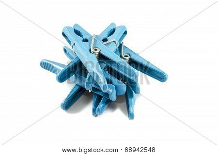 Plastic clothespegs