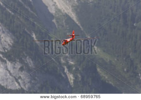 Radio Controlled Model Airplane In Flight