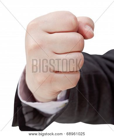 Clenched Fist Close Up - Hand Gesture