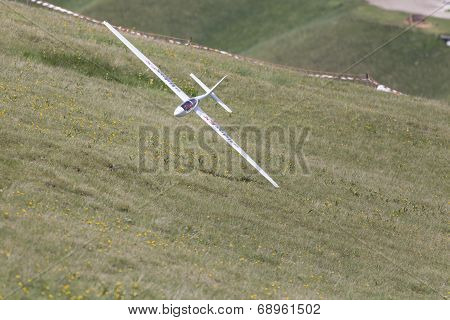 Radio Controlled Model Airplane In Flight