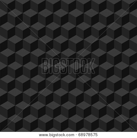 Simple black geometric seamless background