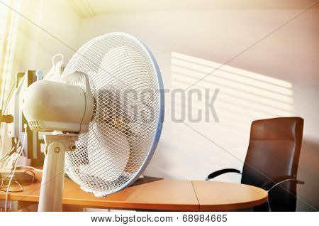 Fan in the office