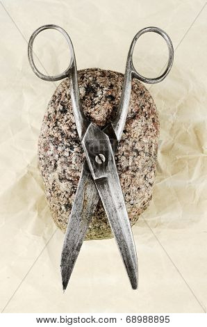 Rock Paper And Vintage Scissors