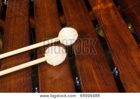 Mallets On Marimba