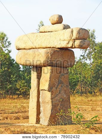 Rock Formations Auroville Tamil Nadu India