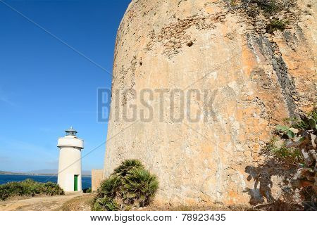 Historic Sighting Tower In Porto Conte