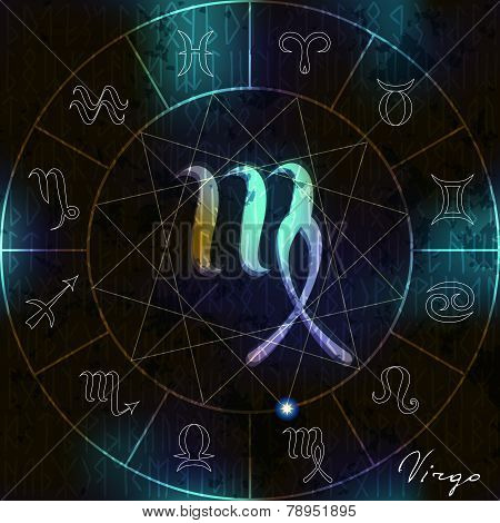 Virgo symbol of astrological