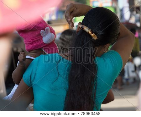 Woman And Baby