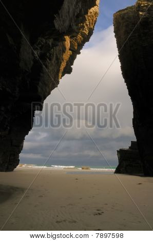 Praia de las catedrales
