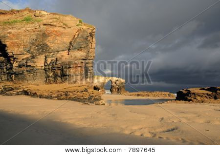 Praia de las catedrales