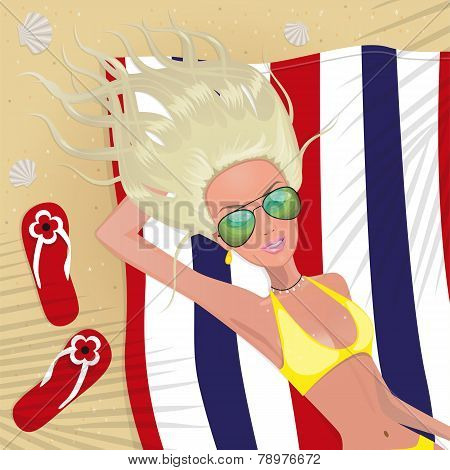 Girl On The Beach